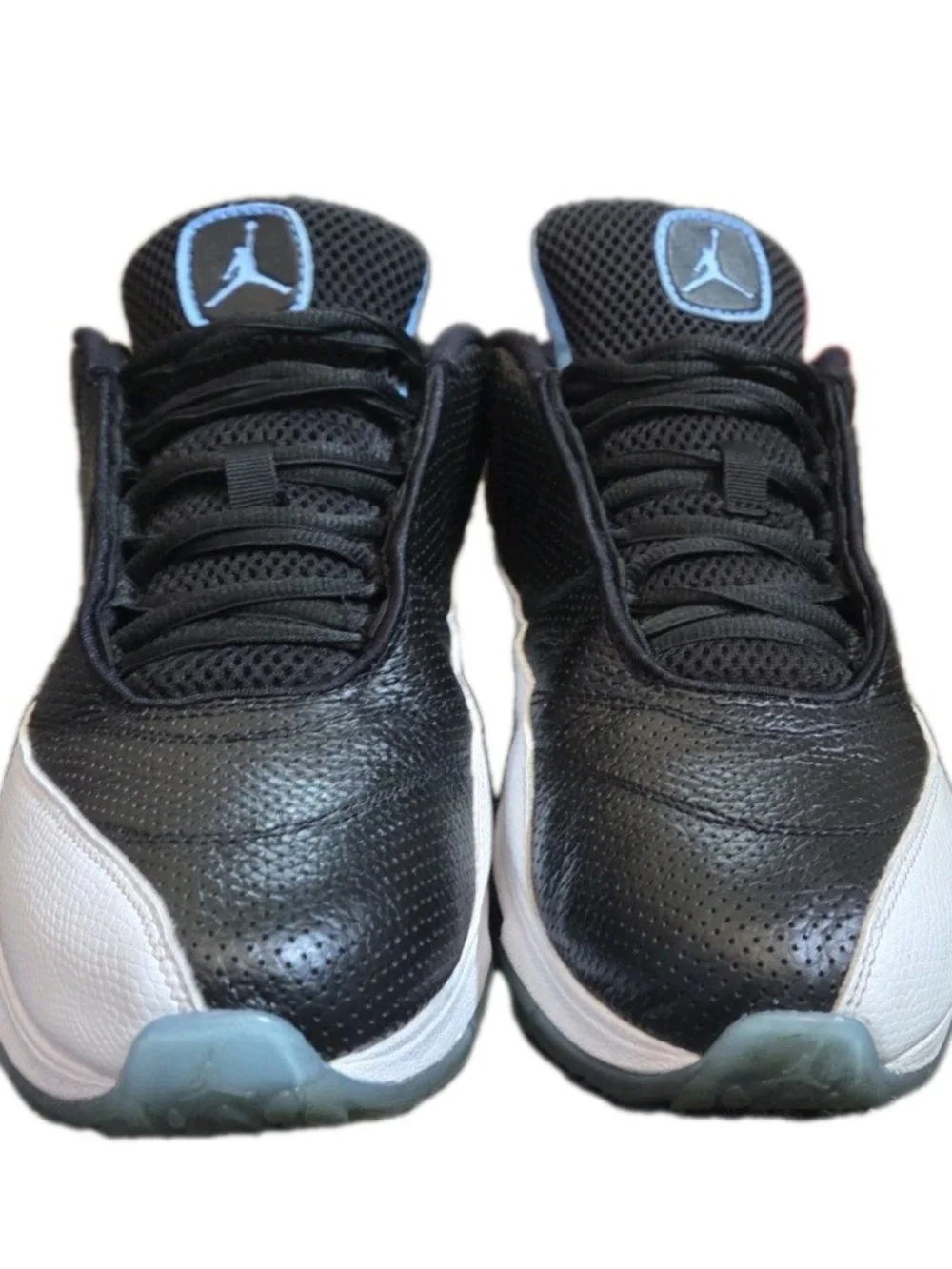 Nike Air Jordan Comfort Max XII Black White Leather Blue US Men's 11
